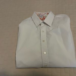 Robert Graham white cotton button down. Size Large.